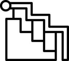 Stairs Vector Icon Design