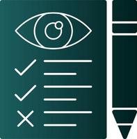 Eye Test Vector Icon Design