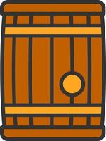 Barrel Vector Icon Design