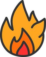 Fire Vector Icon Design