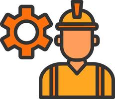 Engineer Vector Icon Design