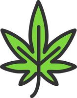 diseño de icono de vector de cannabis