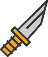 diseño de icono de vector de cuchillo