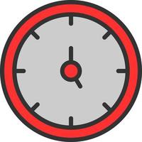 diseño de icono de vector de tiempo de reloj
