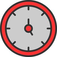 Clock Time Vector Icon Design