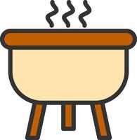 Brazier Vector Icon Design