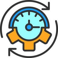 Efficiency Vector Icon Design