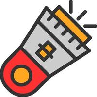 Flashlight Vector Icon Design