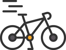 diseño de icono de vector de bicicleta