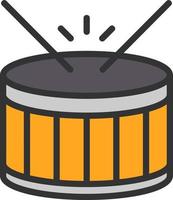 Drum Vector Icon Design