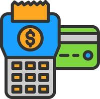 Pos Terminal Vector Icon Design