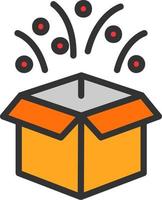 Magic Box Vector Icon Design