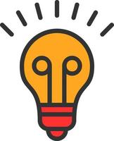 Light Bulb Vector Icon Design