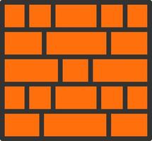 Brick Wall Vector Icon Design