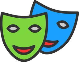 diseño de icono de vector de teatro