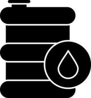 Oil Tank Vector Icon Design