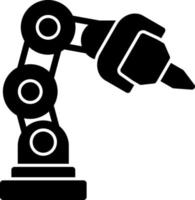 Robotic Arm Vector Icon Design