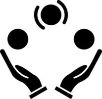 Juggling Vector Icon Design
