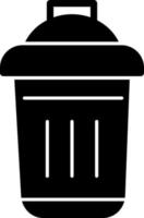 Dustbin Vector Icon Design