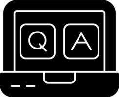 QA Vector Icon Design