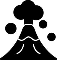 Volcano Vector Icon Design