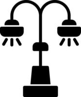 Street Lamp Vector Icon Design