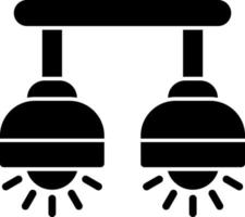 Ceiling Lamp Vector Icon Design