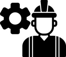 diseño de icono de vector de ingeniero