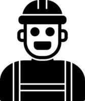 diseño de icono de vector de trabajador