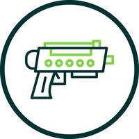 Laser Tag Vector Icon Design