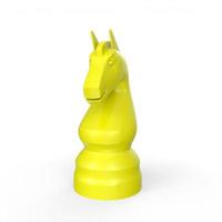 Chess object isolated on background photo
