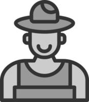 Farmer Vector Icon Design