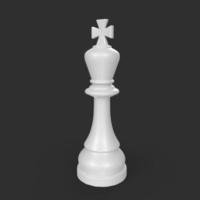 Chess object isolated on background photo