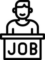 Job Vector Icon Design