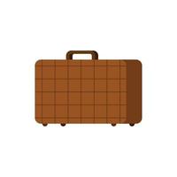 suitcase travel accessory vector
