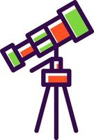 Telescope Vector Icon Design