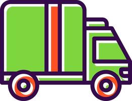 Delivery Truck Vector Icon Design