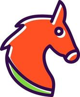 diseño de icono de vector de caballo