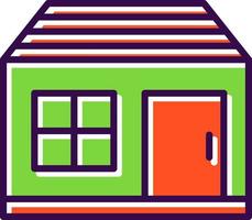 Shed Vector Icon Design