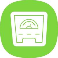 Weight Scale Vector Icon Design