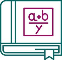 Algebra Book Vector Icon