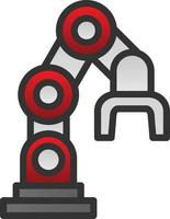 Robot Arm Vector Icon Design