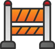 diseño de icono de vector de bloqueo de carretera