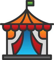 diseño de icono de vector de circo