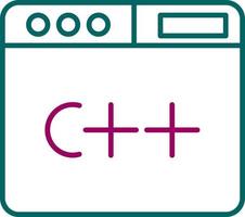 icono de vector de lenguaje de programación