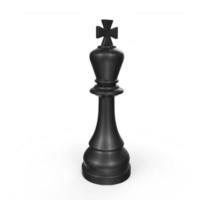 Chess object isolated on background photo