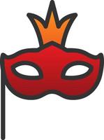 Carnival Mask Vector Icon Design