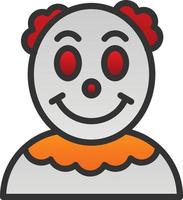 diseño de icono de vector de payaso