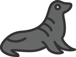 Seal Vector Icon Design