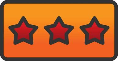 Star Rating Vector Icon Design